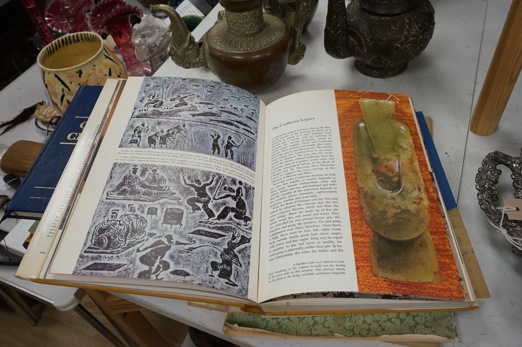 Nine various Chinese art reference books